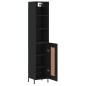 vidaXL Highboard Schwarz 34,5x34x180 cm Holzwerkstoff vidaXL Highboard Schwarz 34,5x34x180 cm Holzwerkstoff