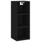 vidaXL Highboard Schwarz 34,5x34x180 cm Holzwerkstoff vidaXL Highboard Schwarz 34,5x34x180 cm Holzwerkstoff