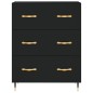 vidaXL Highboard Schwarz 69,5x34x180 cm Holzwerkstoff vidaXL Highboard Schwarz 69,5x34x180 cm Holzwerkstoff