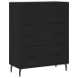 vidaXL Highboard Schwarz 69,5x34x180 cm Holzwerkstoff vidaXL Highboard Schwarz 69,5x34x180 cm Holzwerkstoff
