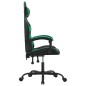 Gaming-Stuhl Drehbar Schwarz und Grün Kunstleder Gaming-Stuhl Drehbar Schwarz und Grün Kunstleder