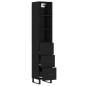 vidaXL Highboard Schwarz 34,5x34x180 cm Holzwerkstoff vidaXL Highboard Schwarz 34,5x34x180 cm Holzwerkstoff