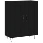 vidaXL Highboard Schwarz 69,5x34x180 cm Holzwerkstoff vidaXL Highboard Schwarz 69,5x34x180 cm Holzwerkstoff