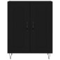 vidaXL Highboard Schwarz 69,5x34x180 cm Holzwerkstoff vidaXL Highboard Schwarz 69,5x34x180 cm Holzwerkstoff