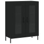 vidaXL Highboard Schwarz 69,5x34x180 cm Holzwerkstoff vidaXL Highboard Schwarz 69,5x34x180 cm Holzwerkstoff