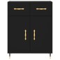 vidaXL Highboard Schwarz 69,5x34x180 cm Holzwerkstoff vidaXL Highboard Schwarz 69,5x34x180 cm Holzwerkstoff