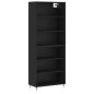 vidaXL Highboard Schwarz 69,5x32,5x180 cm Holzwerkstoff vidaXL Highboard Schwarz 69,5x32,5x180 cm Holzwerkstoff