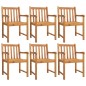 vidaXL Gartenstühle 6 Stk. 56x55,5x90 cm Massivholz Akazie vidaXL Gartenstühle 6 Stk. 56x55,5x90 cm Massivholz Akazie