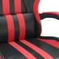 Gaming-Stuhl Drehbar Schwarz und Rot Kunstleder Gaming-Stuhl Drehbar Schwarz und Rot Kunstleder
