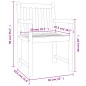 vidaXL Gartenstühle 6 Stk. 56x55,5x90 cm Massivholz Akazie vidaXL Gartenstühle 6 Stk. 56x55,5x90 cm Massivholz Akazie
