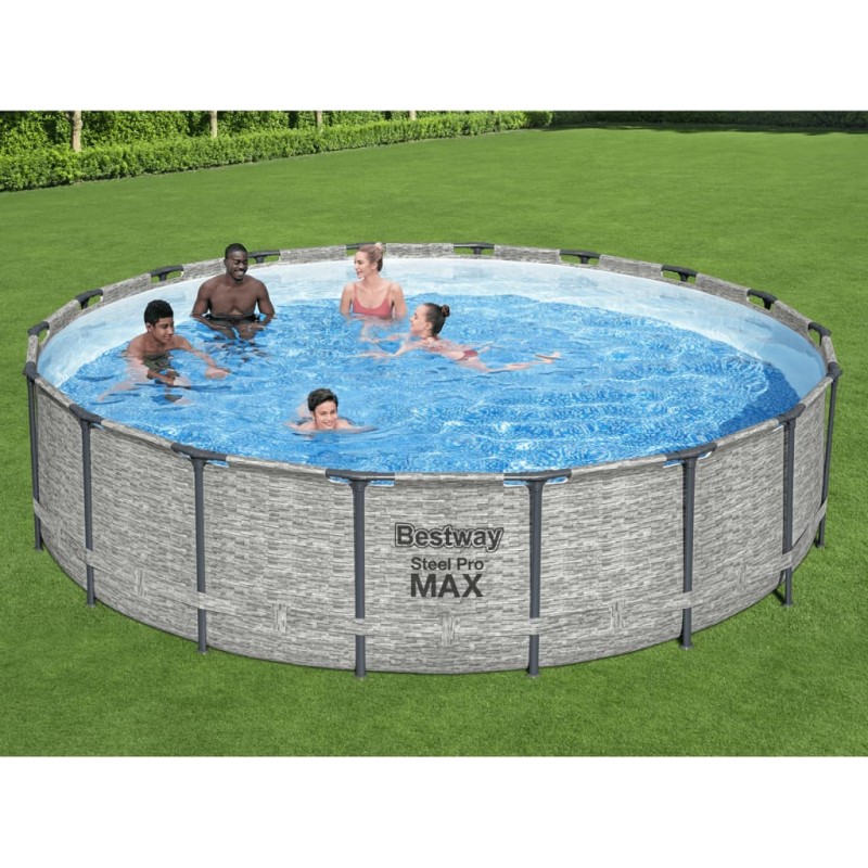 Bestway Power Steel Swimmingpool 549x122 cm Bestway Power Steel Swimmingpool 549x122 cm