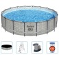 Bestway Power Steel Swimmingpool 549x122 cm Bestway Power Steel Swimmingpool 549x122 cm