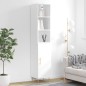 vidaXL Highboard Hochglanz-Weiß 34,5x34x180 cm Holzwerkstoff vidaXL Highboard Hochglanz-Weiß 34,5x34x180 cm Holzwerkstoff