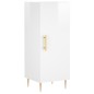 vidaXL Highboard Hochglanz-Weiß 34,5x34x180 cm Holzwerkstoff vidaXL Highboard Hochglanz-Weiß 34,5x34x180 cm Holzwerkstoff