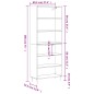 vidaXL Highboard Hochglanz-Weiß 69,5x32,5x180 cm Holzwerkstoff vidaXL Highboard Hochglanz-Weiß 69,5x32,5x180 cm Holzwerkstoff