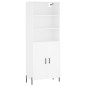 vidaXL Highboard Weiß 69,5x34x180 cm Holzwerkstoff vidaXL Highboard Weiß 69,5x34x180 cm Holzwerkstoff