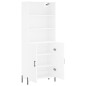 vidaXL Highboard Weiß 69,5x34x180 cm Holzwerkstoff vidaXL Highboard Weiß 69,5x34x180 cm Holzwerkstoff