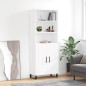 vidaXL Highboard Weiß 69,5x34x180 cm Holzwerkstoff vidaXL Highboard Weiß 69,5x34x180 cm Holzwerkstoff
