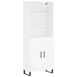 vidaXL Highboard Weiß 69,5x34x180 cm Holzwerkstoff
