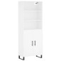 vidaXL Highboard Weiß 69,5x34x180 cm Holzwerkstoff vidaXL Highboard Weiß 69,5x34x180 cm Holzwerkstoff