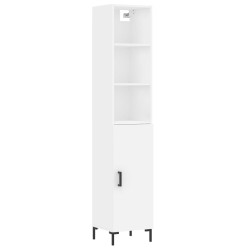 vidaXL Highboard Weiß 34,5x34x180 cm Holzwerkstoff