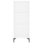 vidaXL Highboard Weiß 34,5x32,5x180 cm Holzwerkstoff vidaXL Highboard Weiß 34,5x32,5x180 cm Holzwerkstoff