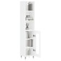 vidaXL Highboard Weiß 34,5x34x180 cm Holzwerkstoff vidaXL Highboard Weiß 34,5x34x180 cm Holzwerkstoff