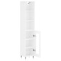 vidaXL Highboard Weiß 34,5x34x180 cm Holzwerkstoff vidaXL Highboard Weiß 34,5x34x180 cm Holzwerkstoff