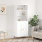 vidaXL Highboard Weiß 69,5x34x180 cm Holzwerkstoff vidaXL Highboard Weiß 69,5x34x180 cm Holzwerkstoff