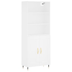 vidaXL Highboard Weiß 69,5x34x180 cm Holzwerkstoff