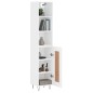 vidaXL Highboard Weiß 34,5x34x180 cm Holzwerkstoff vidaXL Highboard Weiß 34,5x34x180 cm Holzwerkstoff