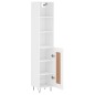 vidaXL Highboard Weiß 34,5x34x180 cm Holzwerkstoff vidaXL Highboard Weiß 34,5x34x180 cm Holzwerkstoff
