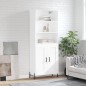 vidaXL Highboard Weiß 69,5x34x180 cm Holzwerkstoff vidaXL Highboard Weiß 69,5x34x180 cm Holzwerkstoff