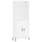 vidaXL Highboard Weiß 69,5x34x180 cm Holzwerkstoff vidaXL Highboard Weiß 69,5x34x180 cm Holzwerkstoff