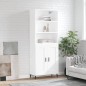 vidaXL Highboard Weiß 69,5x34x180 cm Holzwerkstoff vidaXL Highboard Weiß 69,5x34x180 cm Holzwerkstoff