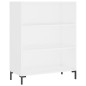 vidaXL Highboard Weiß 69,5x32,5x180 cm Holzwerkstoff vidaXL Highboard Weiß 69,5x32,5x180 cm Holzwerkstoff