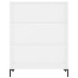 vidaXL Highboard Weiß 69,5x32,5x180 cm Holzwerkstoff vidaXL Highboard Weiß 69,5x32,5x180 cm Holzwerkstoff