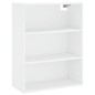 vidaXL Highboard Weiß 69,5x32,5x180 cm Holzwerkstoff vidaXL Highboard Weiß 69,5x32,5x180 cm Holzwerkstoff