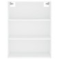 vidaXL Highboard Weiß 69,5x32,5x180 cm Holzwerkstoff vidaXL Highboard Weiß 69,5x32,5x180 cm Holzwerkstoff