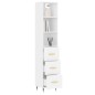 vidaXL Highboard Weiß 34,5x34x180 cm Holzwerkstoff vidaXL Highboard Weiß 34,5x34x180 cm Holzwerkstoff