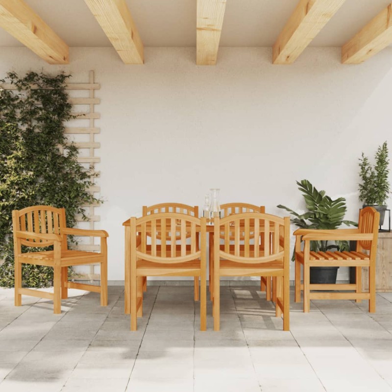 vidaXL Gartenstühle 6 Stk. 58x59x88 cm Massivholz Teak vidaXL Gartenstühle 6 Stk. 58x59x88 cm Massivholz Teak
