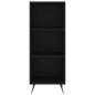 vidaXL Highboard Schwarz 34,5x32,5x180 cm Holzwerkstoff