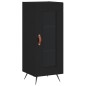 vidaXL Highboard Schwarz 34,5x34x180 cm Holzwerkstoff vidaXL Highboard Schwarz 34,5x34x180 cm Holzwerkstoff