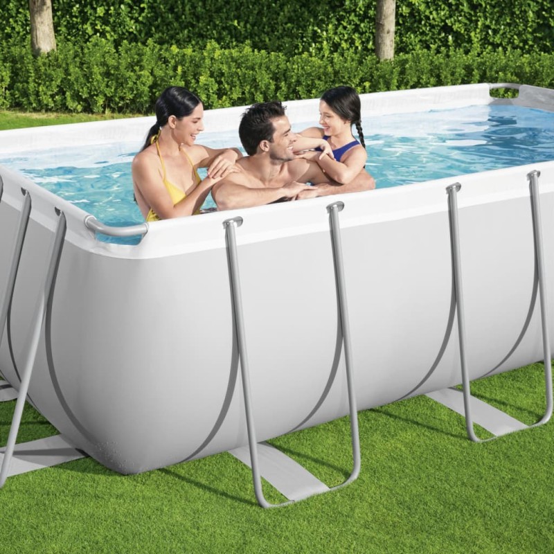 Bestway Pool-Set Power Steel Rechteckig 404x201x100 cm Bestway Pool-Set Power Steel Rechteckig 404x201x100 cm