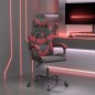 Gaming-Stuhl Drehbar Schwarz und Weinrot Kunstleder Gaming-Stuhl Drehbar Schwarz und Weinrot Kunstleder