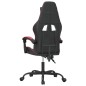 Gaming-Stuhl Drehbar Schwarz und Weinrot Kunstleder Gaming-Stuhl Drehbar Schwarz und Weinrot Kunstleder