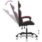 Gaming-Stuhl Drehbar Schwarz und Weinrot Kunstleder Gaming-Stuhl Drehbar Schwarz und Weinrot Kunstleder