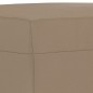 vidaXL 3-tlg. Sofagarnitur mit Kissen Cappuccino-Braun Kunstleder vidaXL 3-tlg. Sofagarnitur mit Kissen Cappuccino-Braun Kunstleder