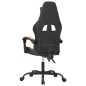 Gaming-Stuhl Drehbar Schwarz und Orange Kunstleder Gaming-Stuhl Drehbar Schwarz und Orange Kunstleder