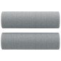 vidaXL 3-tlg. Sofagarnitur mit Kissen Hellgrau Stoff vidaXL 3-tlg. Sofagarnitur mit Kissen Hellgrau Stoff